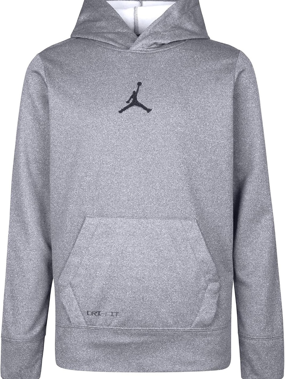 Jordan Men’s Silver-Gray Pullover Hoodie with Jumpman Logo